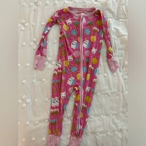 Little Sleepies pink milk & cookies 2T zippy